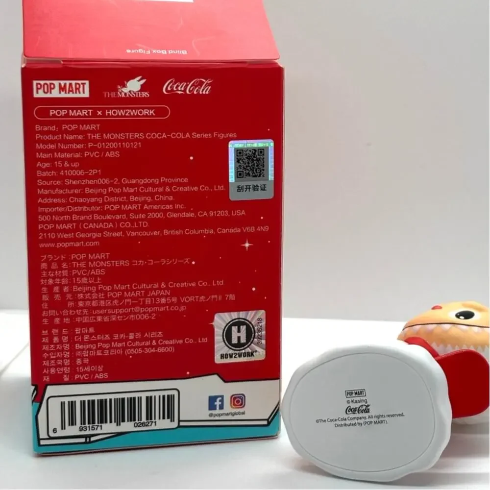 Authentic Pop Mart The Monsters Labubu X Coca-Cola, Snowy Mountain Figure - New